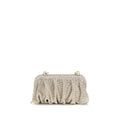 Pochette Benedetta Bruzziches en aluminium argenté