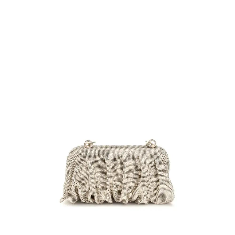 Pochette Benedetta Bruzziches en aluminium argenté