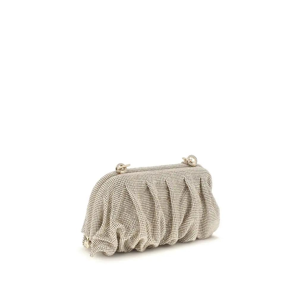 Pochette Benedetta Bruzziches en aluminium argenté