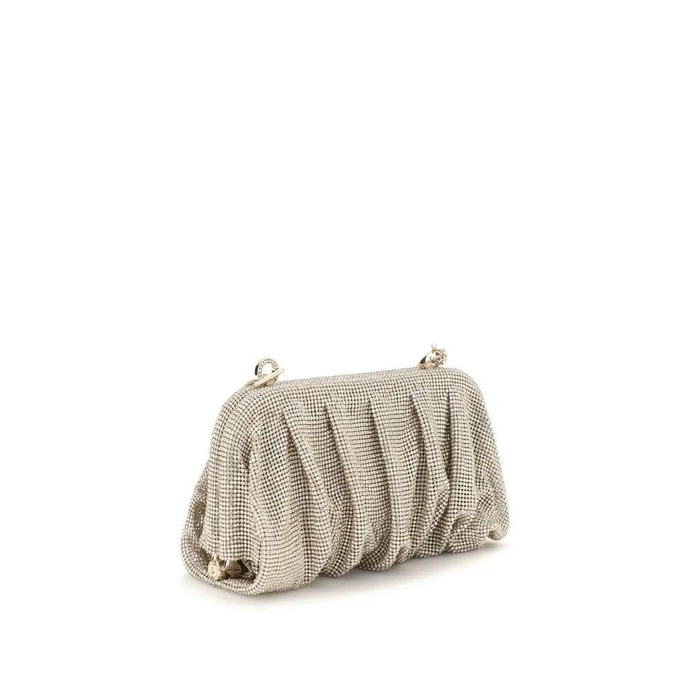 Pochette Benedetta Bruzziches en aluminium argenté