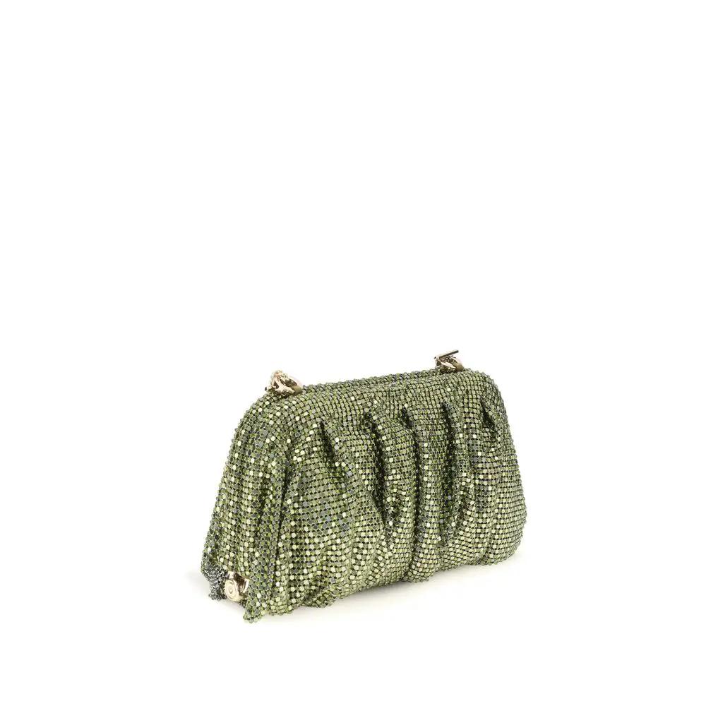 Benedetta Bruzziches Bicolor Aluminum Clutch Bag