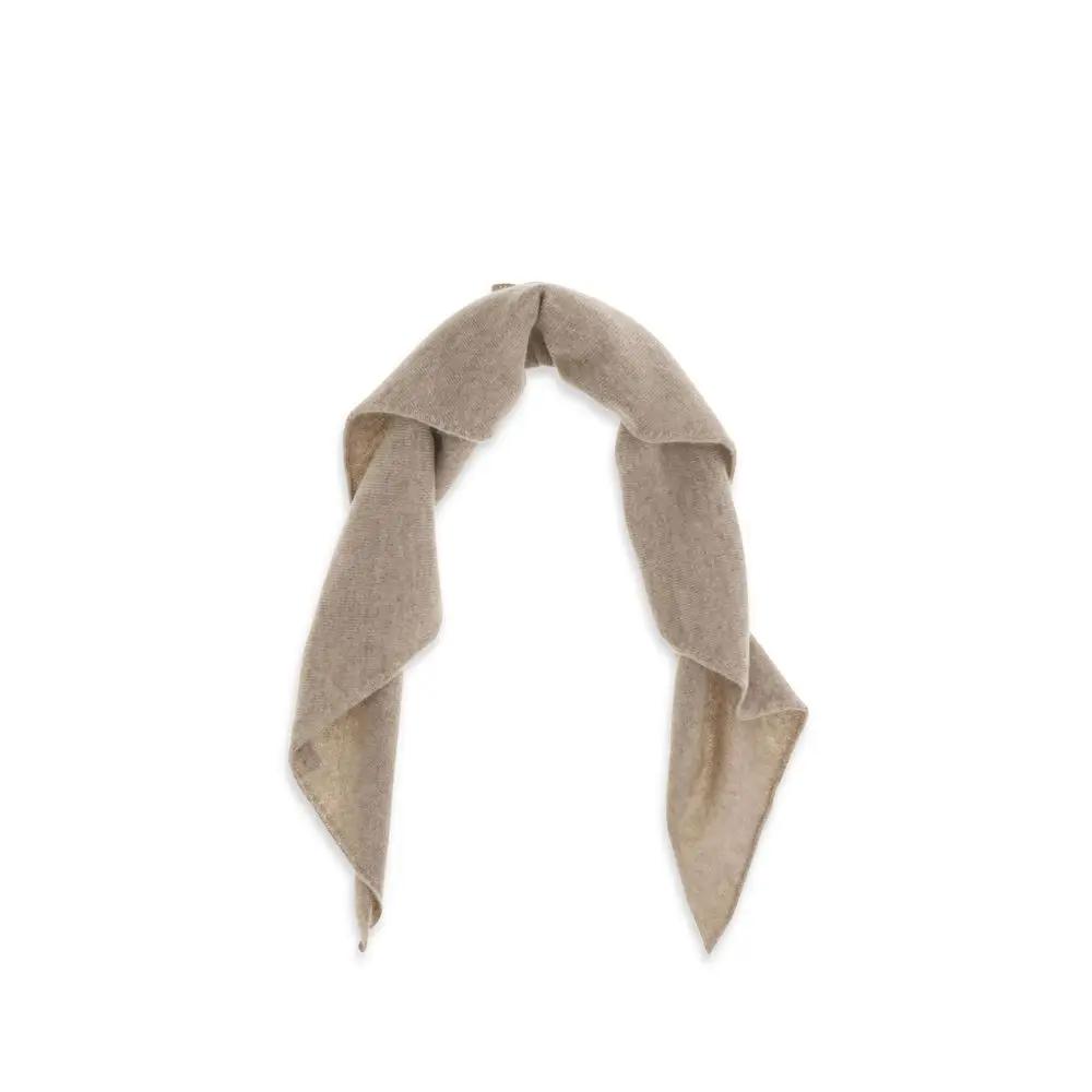Brunello Cucinelli Brunello Cucinelli Beige Cashmere Scarf