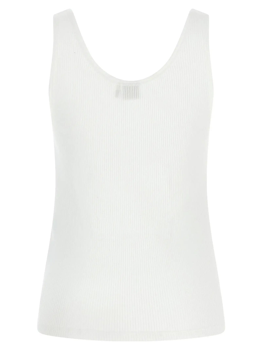 Chloé White Cotton Tank Tops