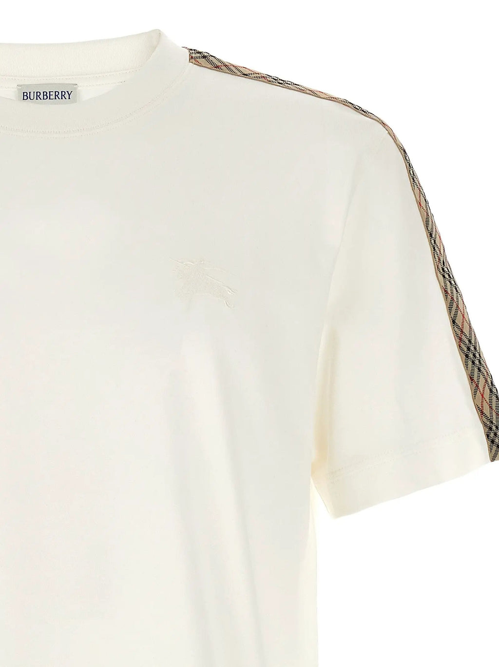 Burberry White Cotton T-Shirt