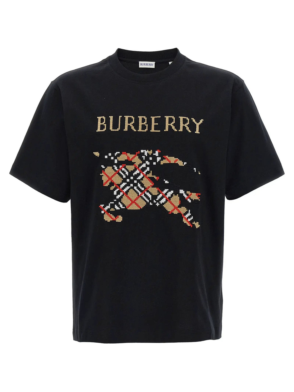 Burberry Black Cotton T-Shirt
