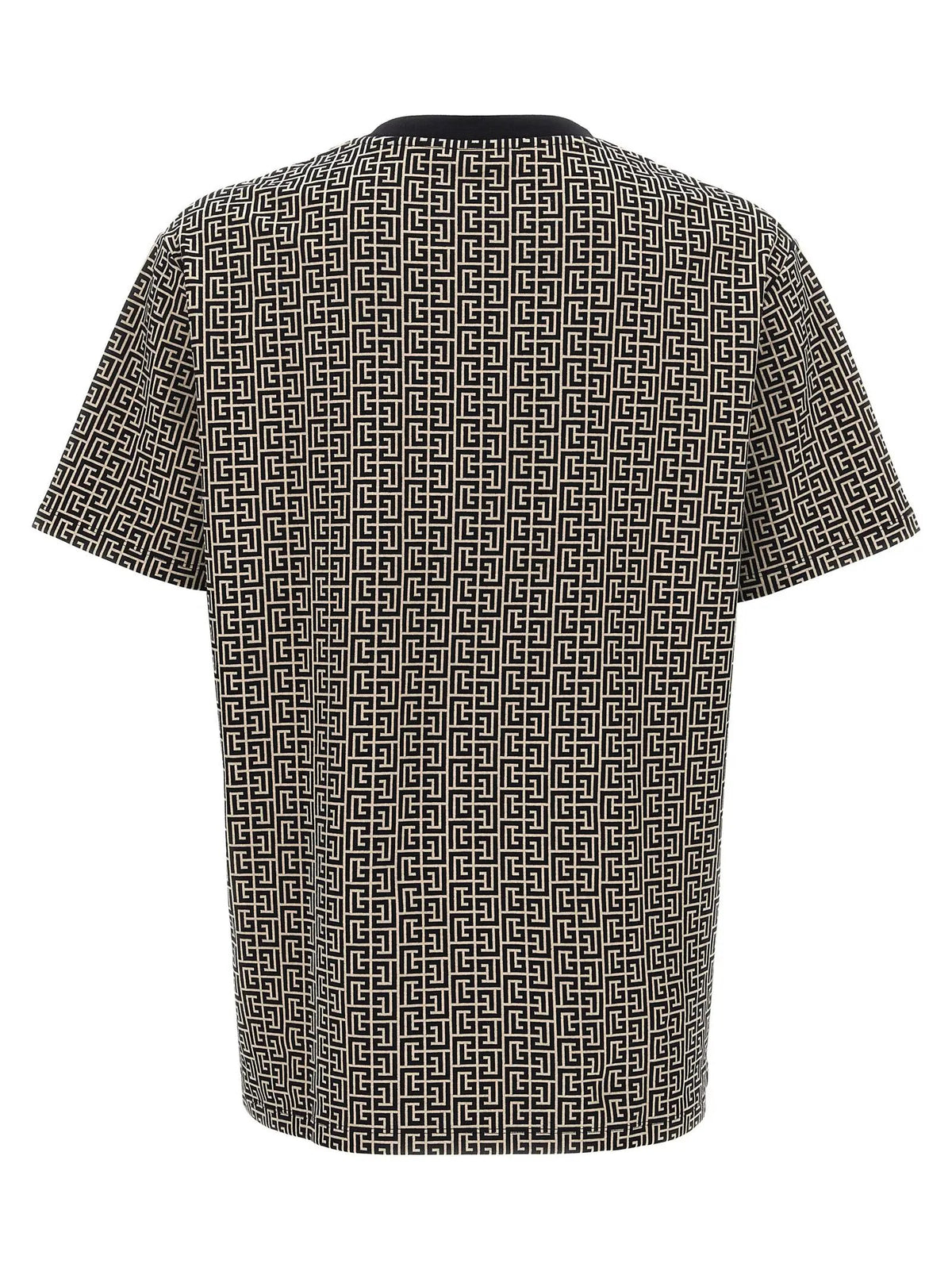 Balmain Bicolor Cotton T-Shirt