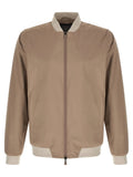 Herno Beige Polyester Bomber