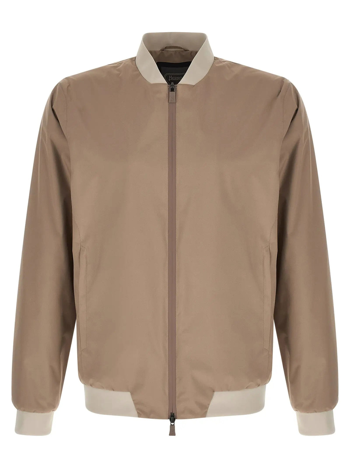 Herno Beige Polyester Bomber