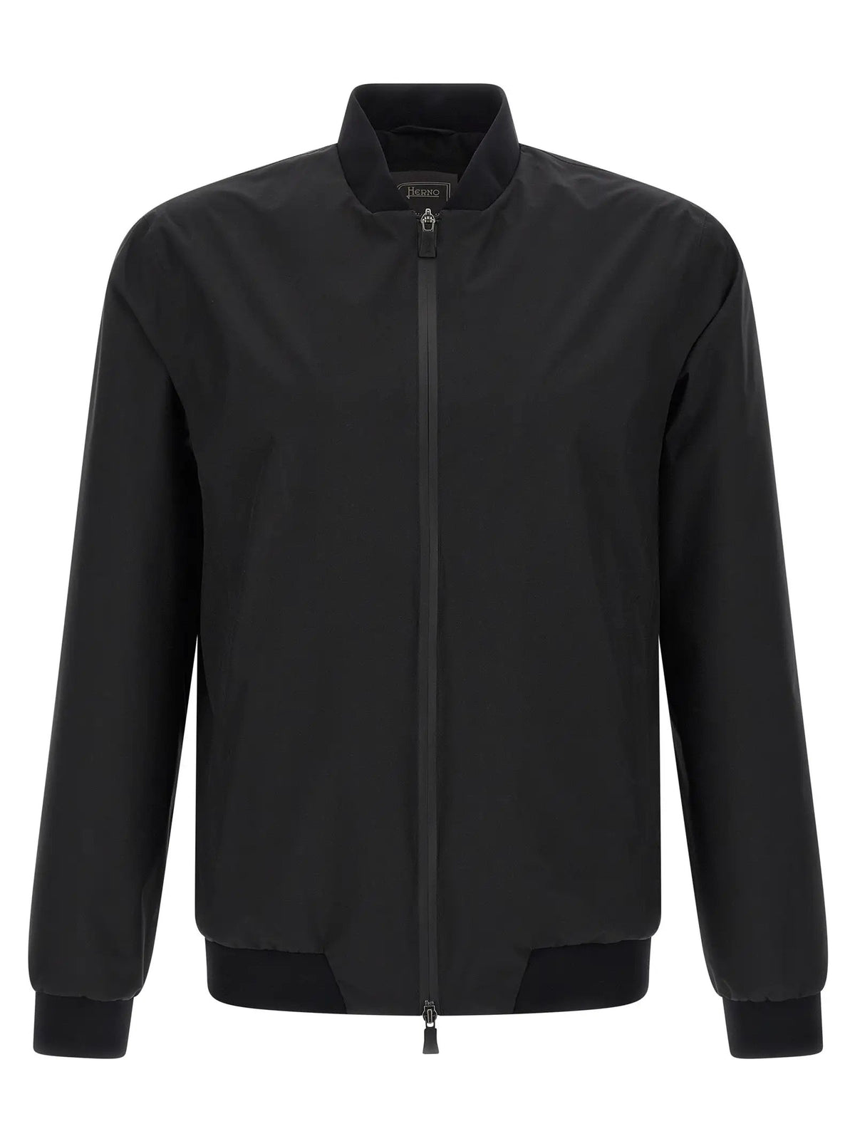Herno Black Polyester Bomber