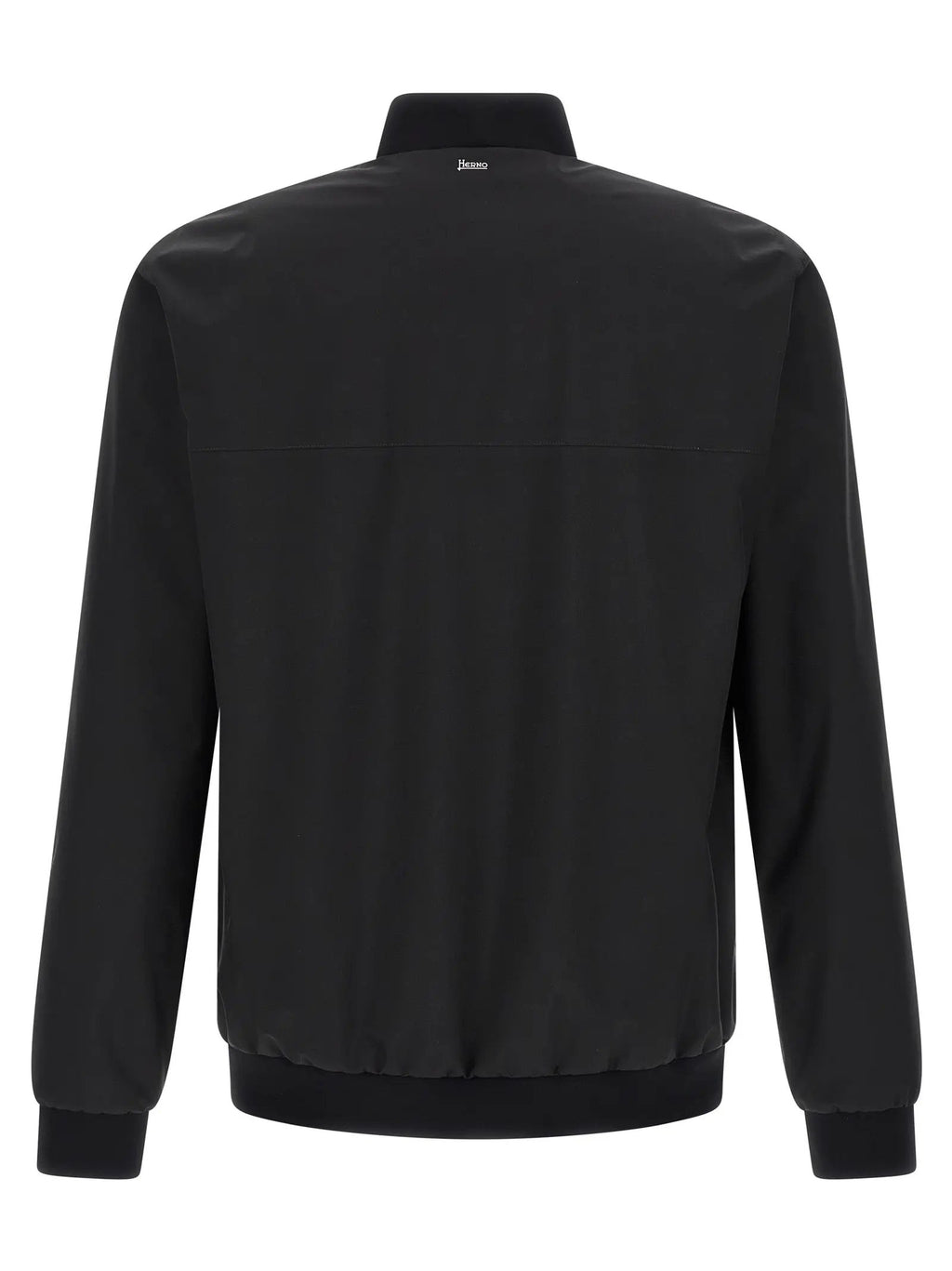Herno Black Polyester Bomber