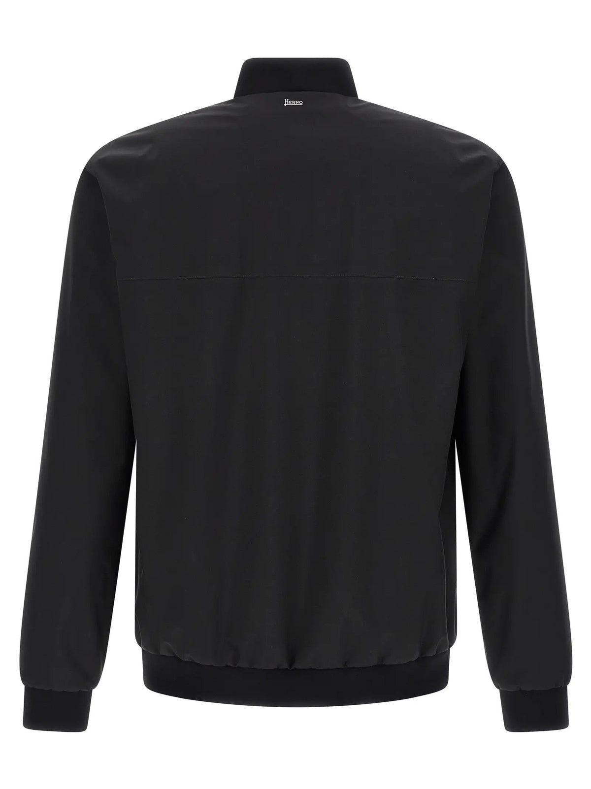 Herno Black Polyester Bomber