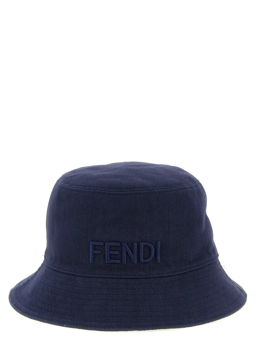 Fendi Blue Cotton Bucket Hat
