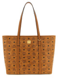 MCM Brown Polyethylene Tote Bag