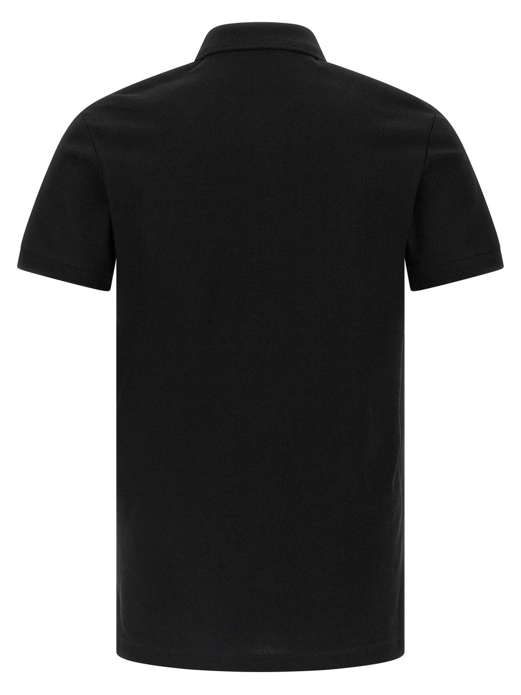 Polo en coton noir Burberry