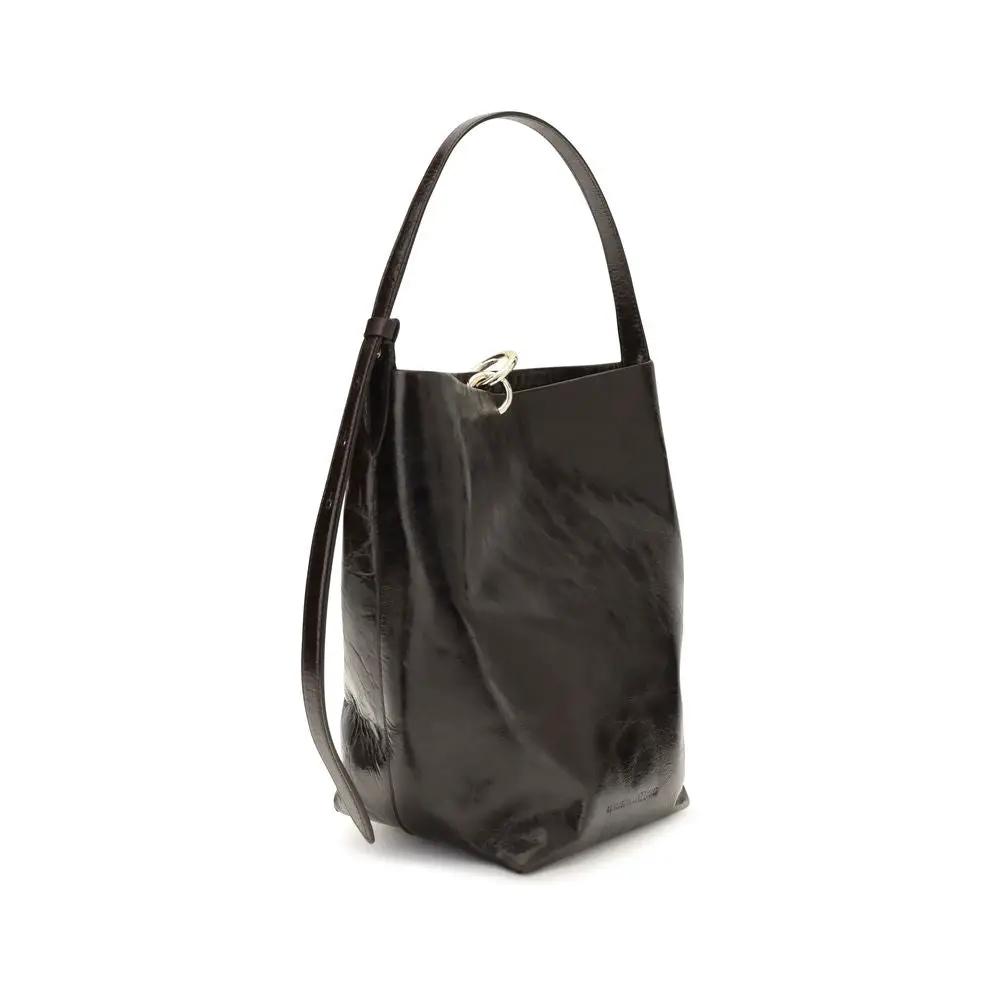 Benedetta Bruzziches Black Calf Leather Bos Taurus Shoulder Bag