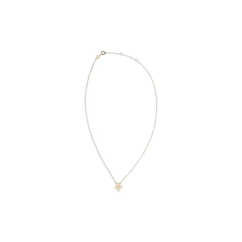 Tory Burch Gold Brass Necklace