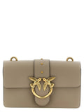 PINKO PINKO Gray Calfskin Crossbody Bag