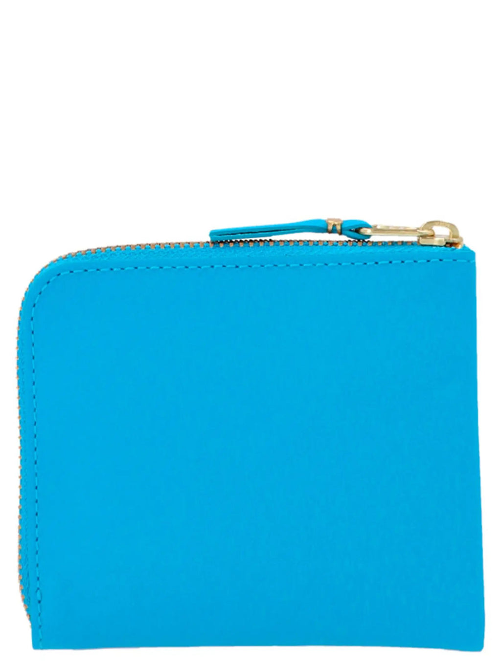 Comme Des Garçons Blue Calfskin Cardholder