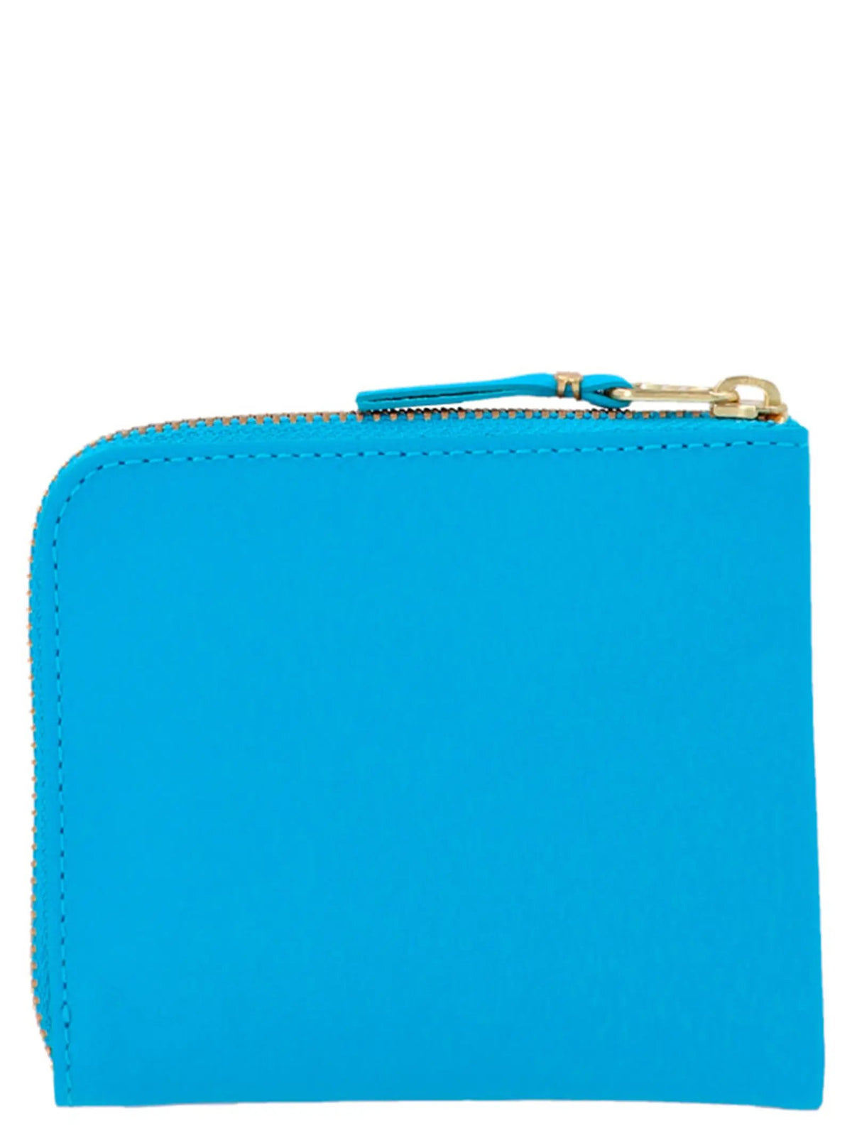 Comme Des Garçons Blue Calfskin Cardholder
