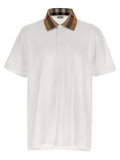 Burberry Burberry White Cotton Polo Shirt