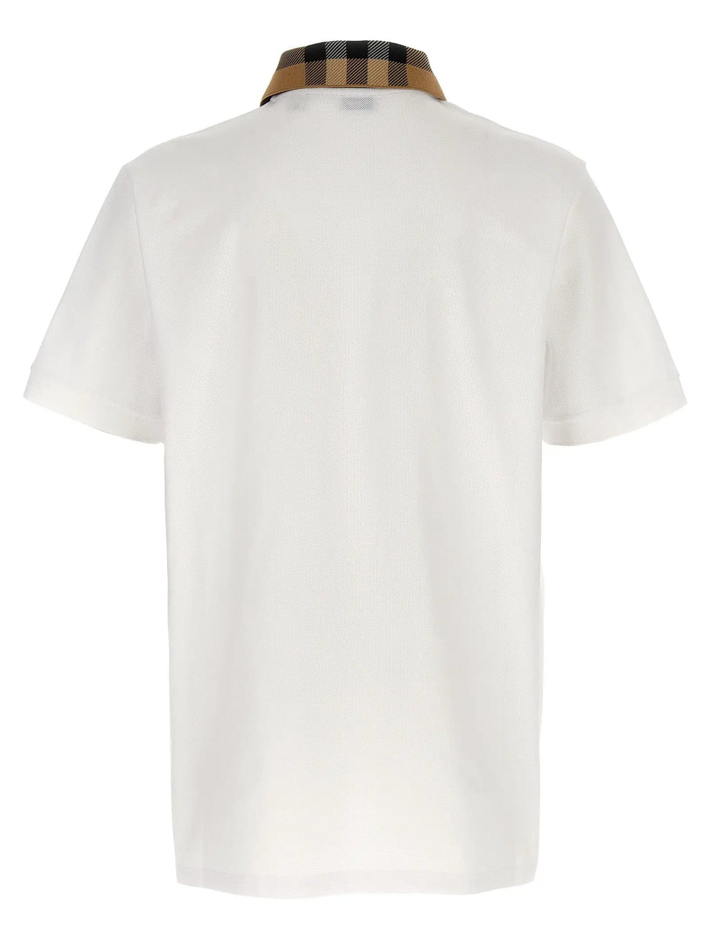 Burberry Burberry White Cotton Polo Shirt