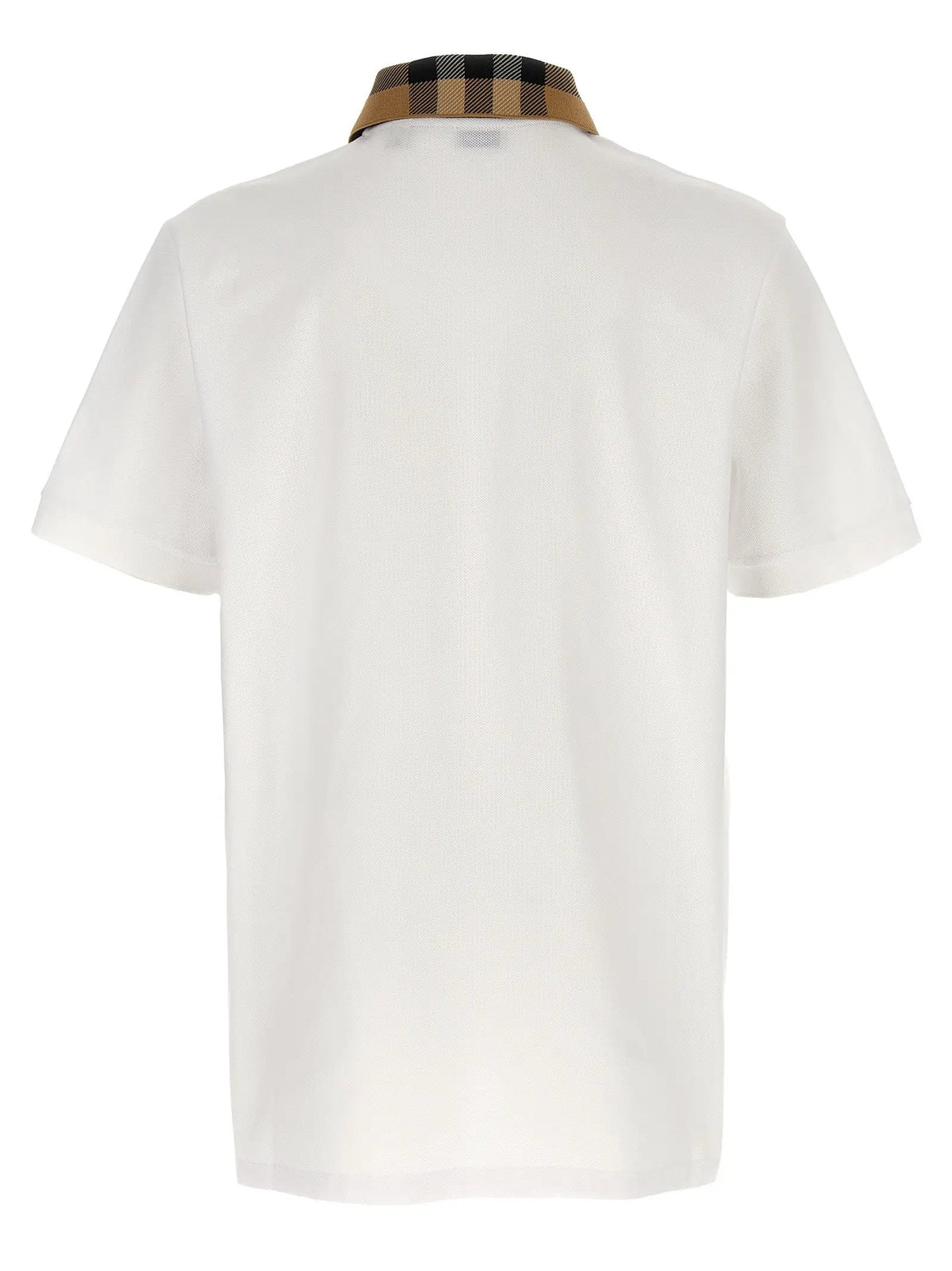 Burberry Burberry White Cotton Polo Shirt