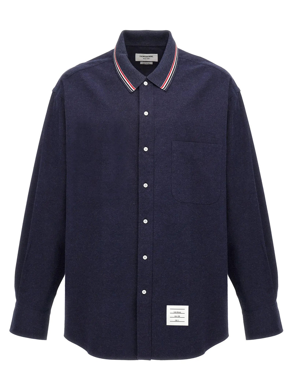 Chemisier bleu en coton Thom Browne