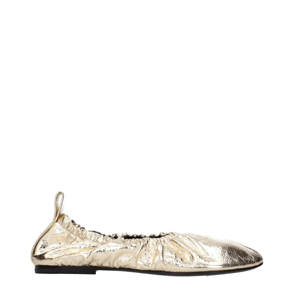 Ballerines Jil Sander en cuir doré