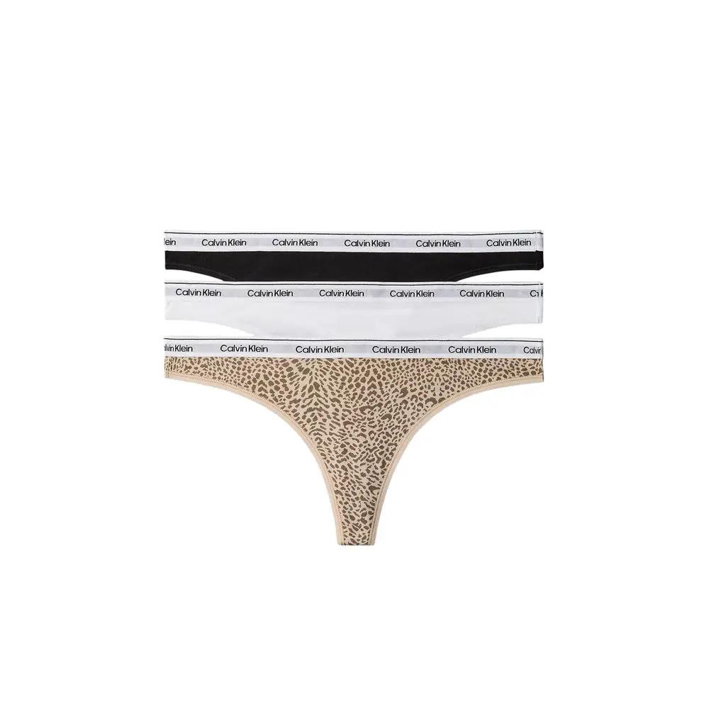 Calvin Klein Underwear Calvin Klein Underwear Black And White Cotton Pantie