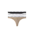 Calvin Klein Underwear Calvin Klein Underwear Black And White Cotton Pantie