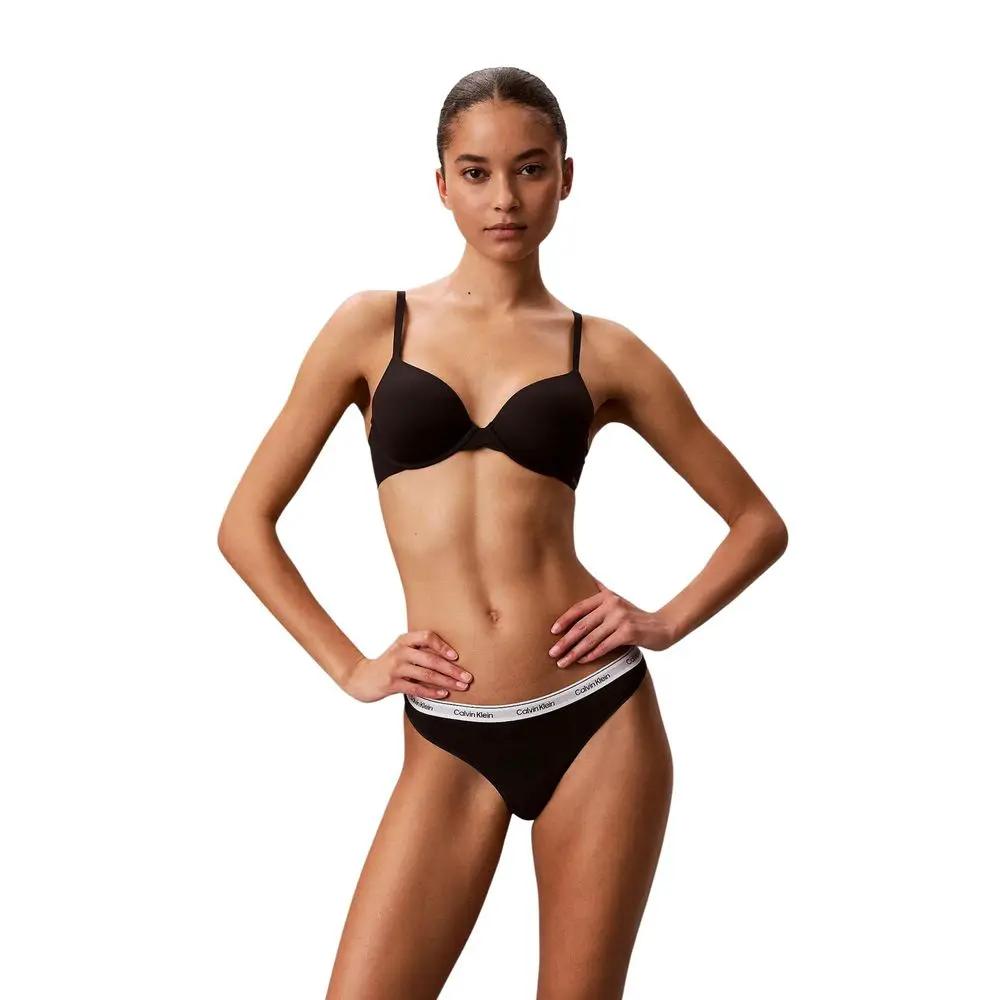 Calvin Klein Underwear Calvin Klein Underwear Black And White Cotton Pantie