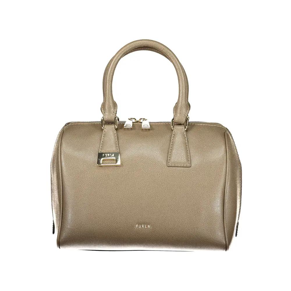 Furla Green Leather Handbag