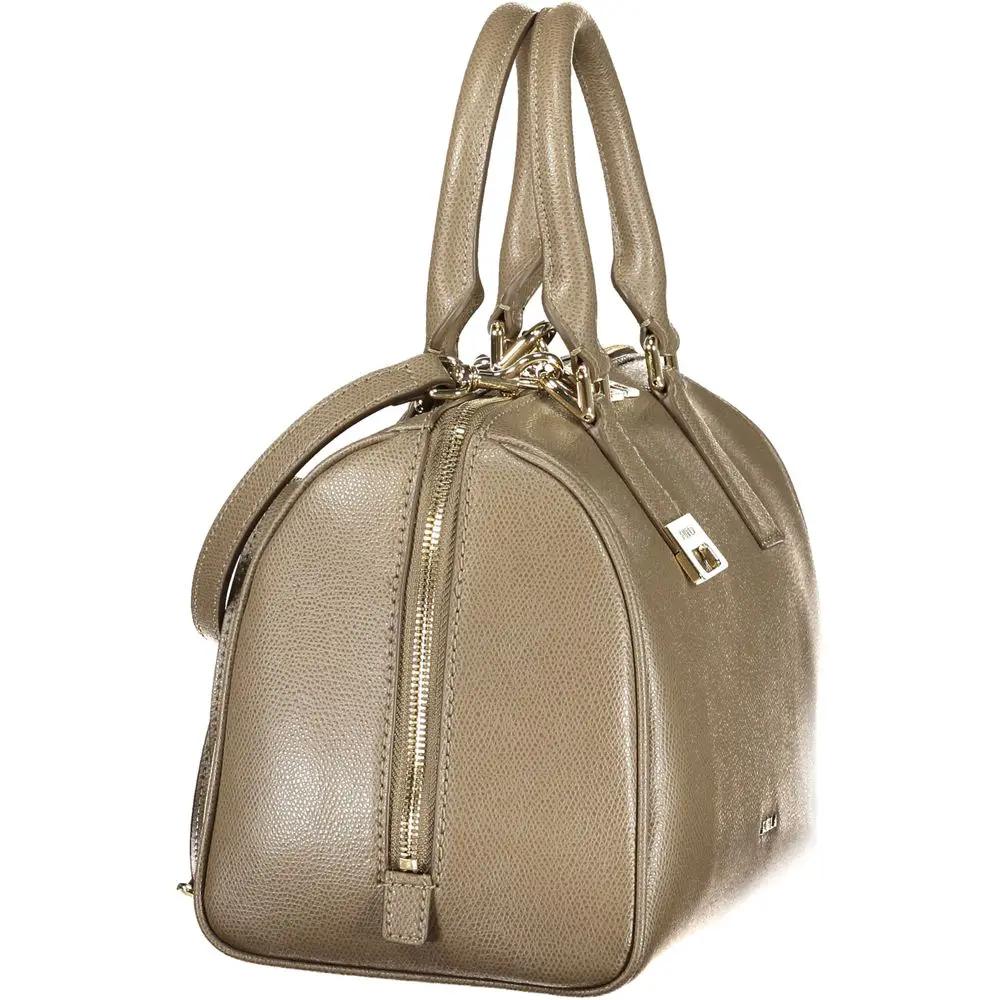Furla Green Leather Handbag