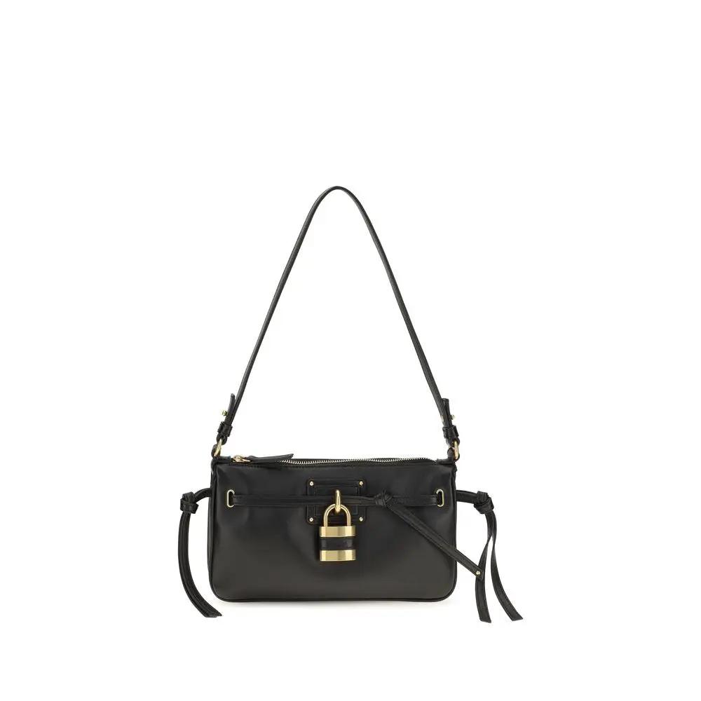 Chloé Black Calf Leather Bos Taurus Shoulder Bag