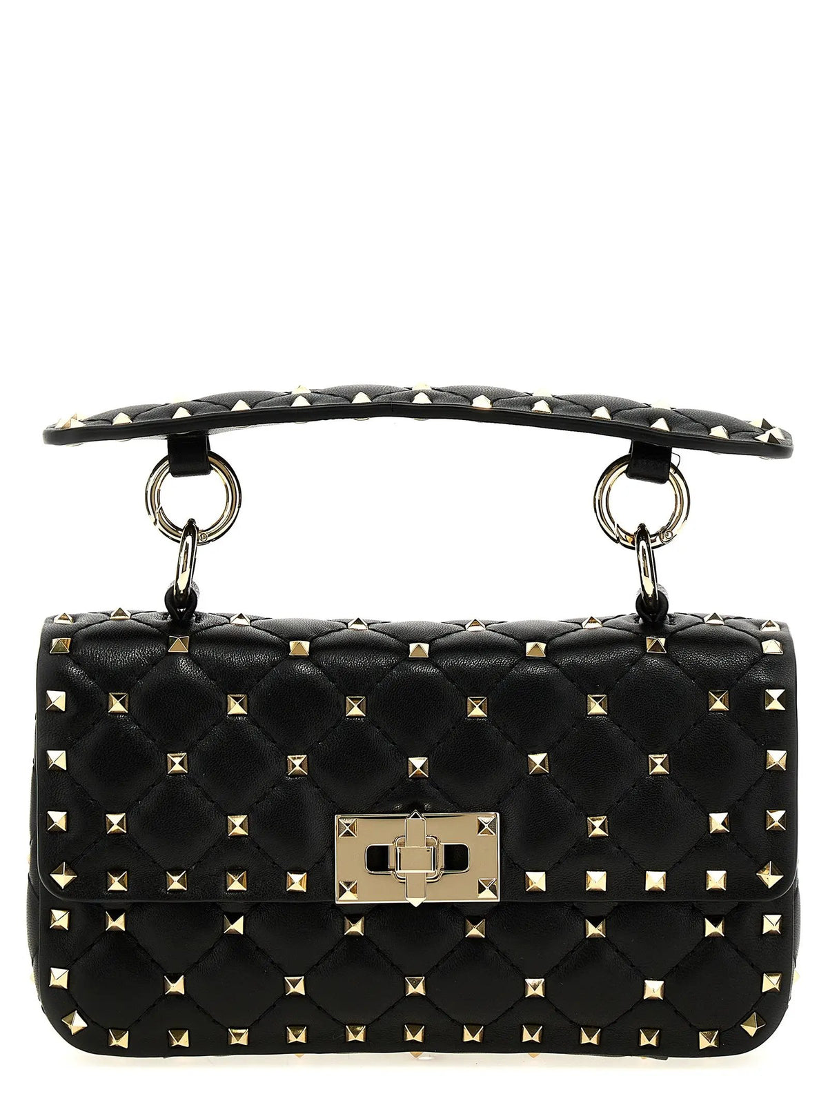 Valentino Garavani Black Lamb Leather Handbag