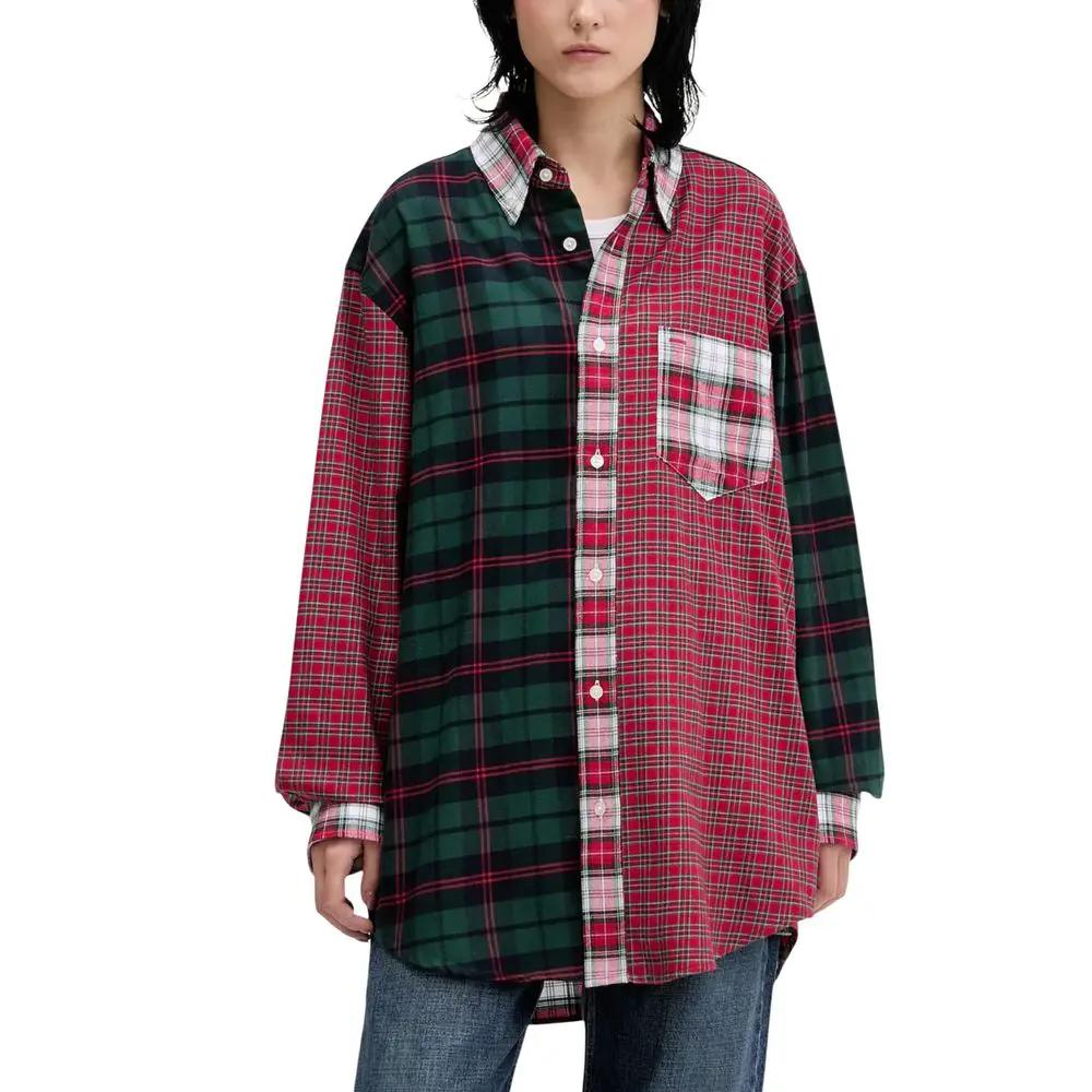 Tommy Hilfiger Jeans Tommy Hilfiger Jeans Red Cotton Longsleeve Shirt