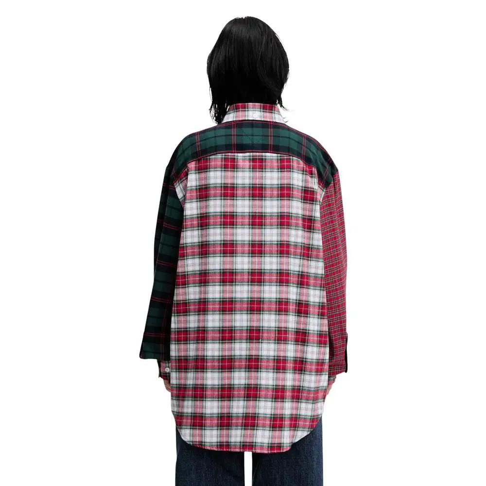 Tommy Hilfiger Jeans Tommy Hilfiger Jeans Red Cotton Longsleeve Shirt