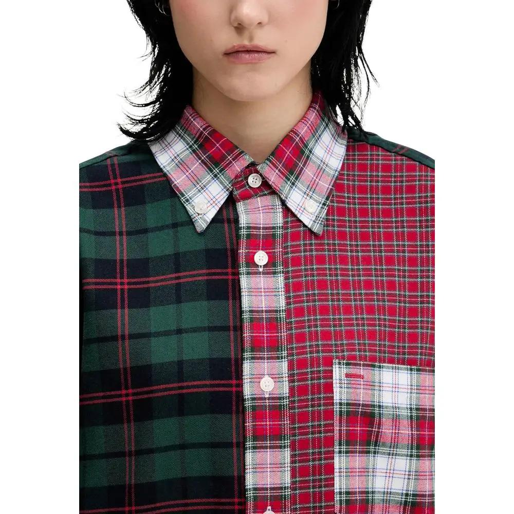 Tommy Hilfiger Jeans Tommy Hilfiger Jeans Red Cotton Longsleeve Shirt