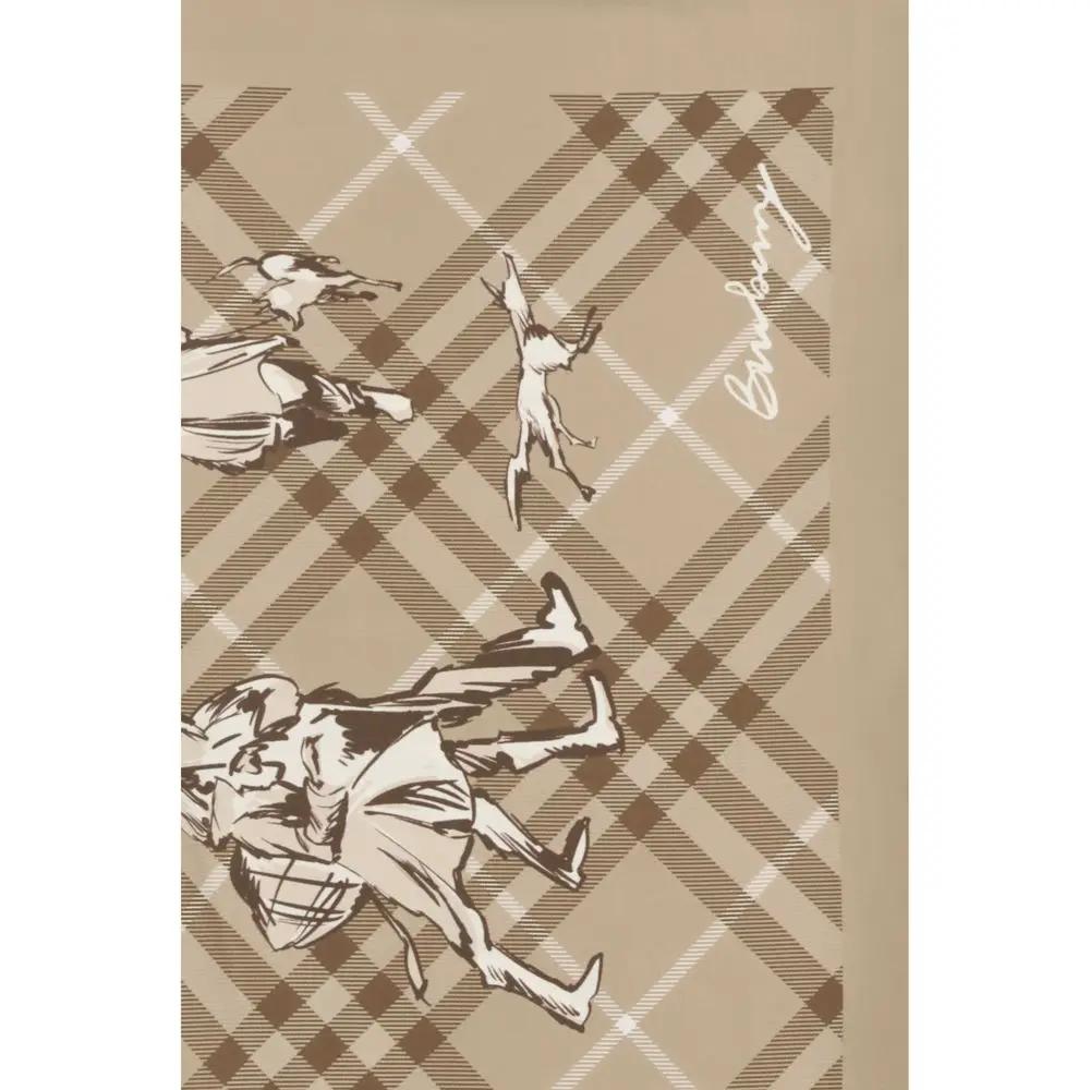 Burberry Burberry Beige Silk Scarf