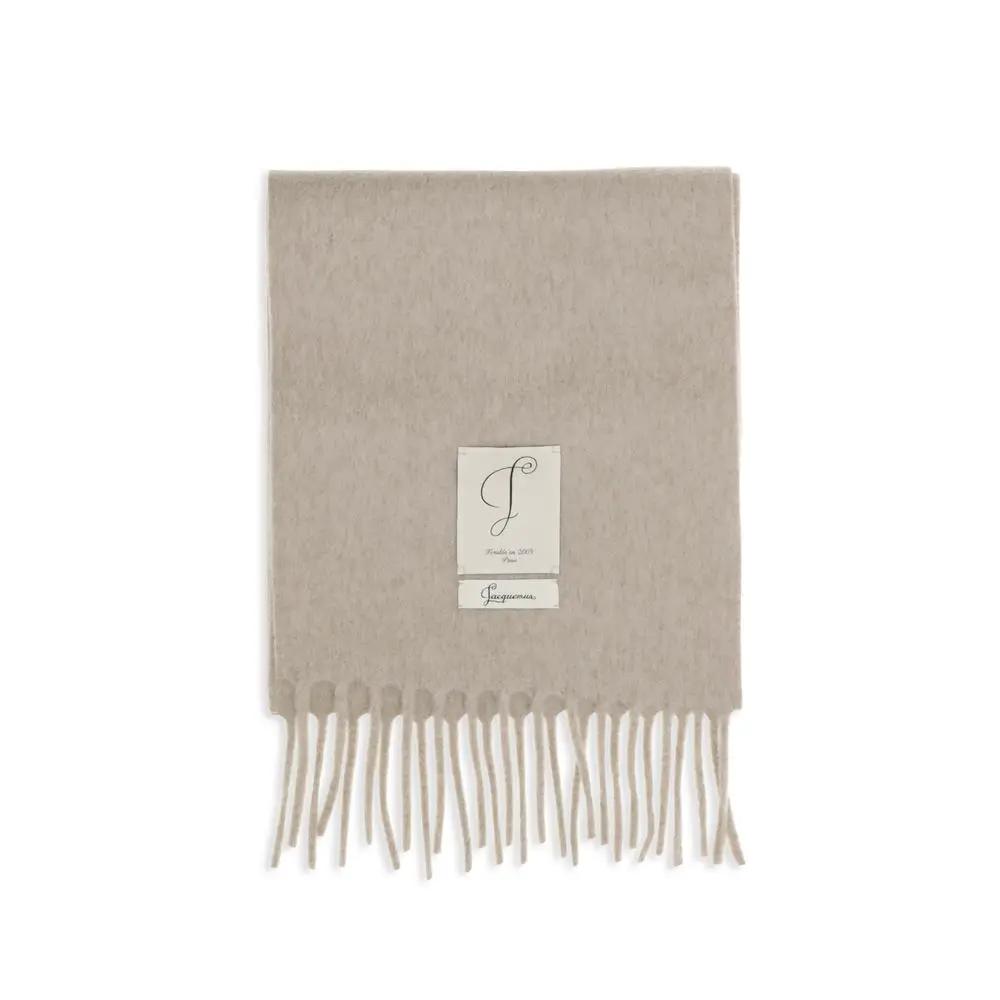 Jacquemus Beige Wool Oves Aries Scarf