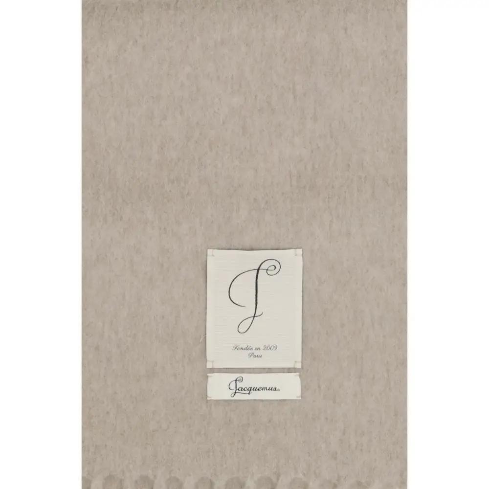 Jacquemus Beige Wool Oves Aries Scarf