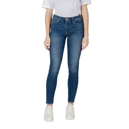 Armani Exchange Armani Exchange Blue Cotton Skinny Jeans