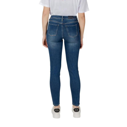Armani Exchange Armani Exchange Blue Cotton Skinny Jeans