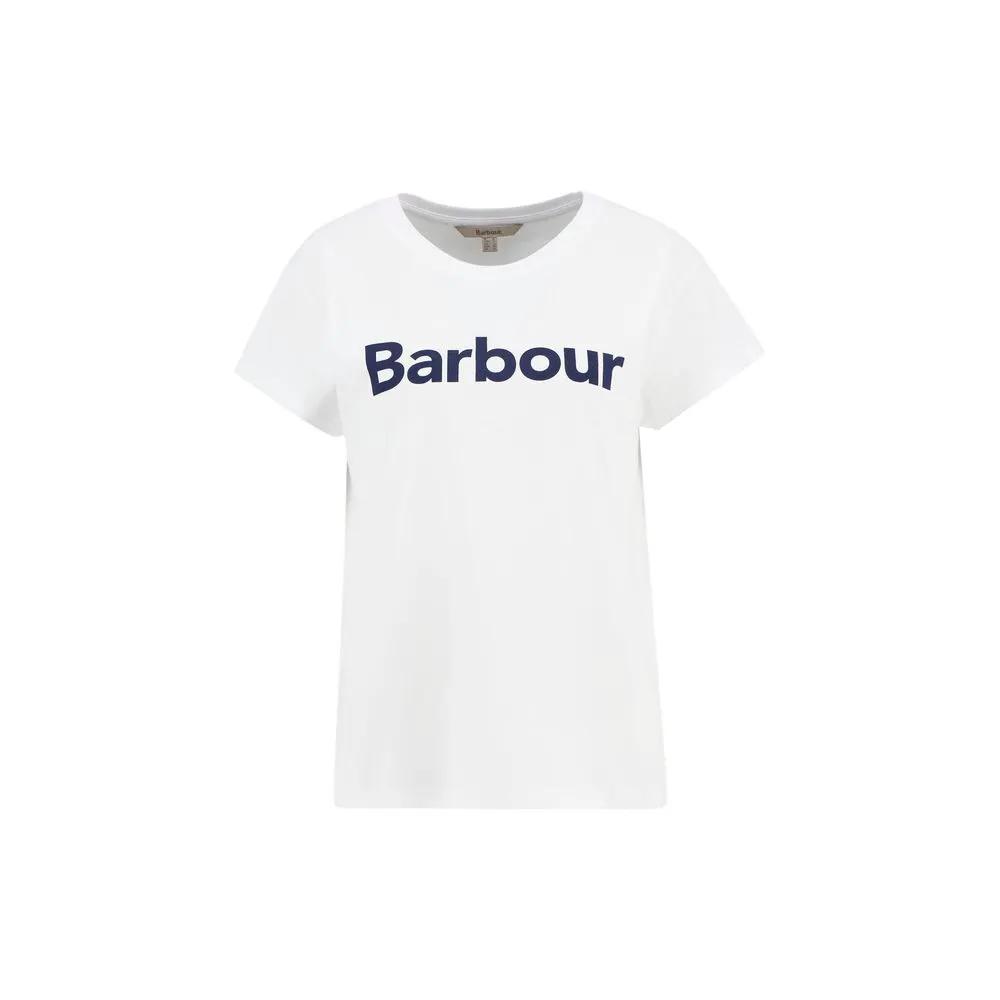 Barbour White Cotton T-Shirt