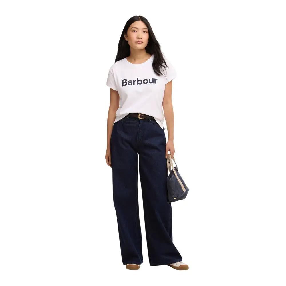 Barbour Barbour White Cotton T-Shirt