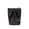 Sac seau Benedetta Bruzziches en cuir de veau noir Bos Taurus