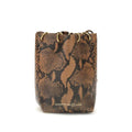 Benedetta Bruzziches Brown Calf Leather Bos Taurus Backet Bag