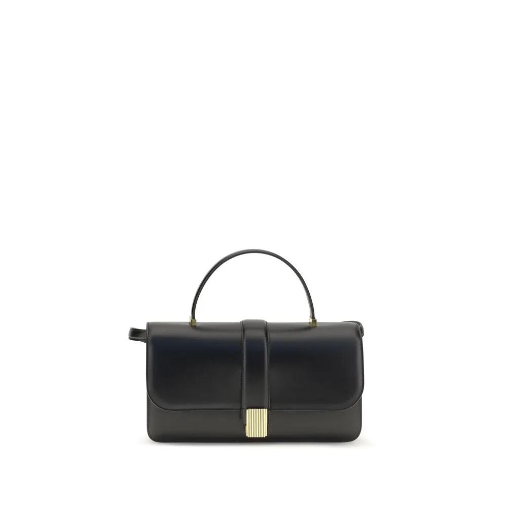 Khaite Black Calf Leather Bos Taurus Handbag