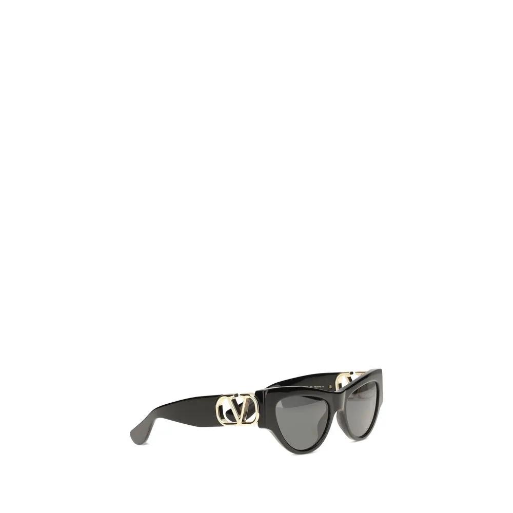 Lunettes de soleil Valentino Garavani en acétate noir
