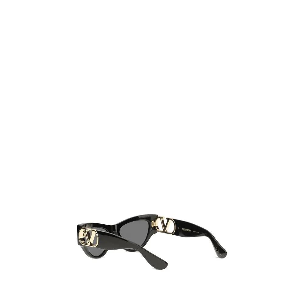 Lunettes de soleil Valentino Garavani en acétate noir